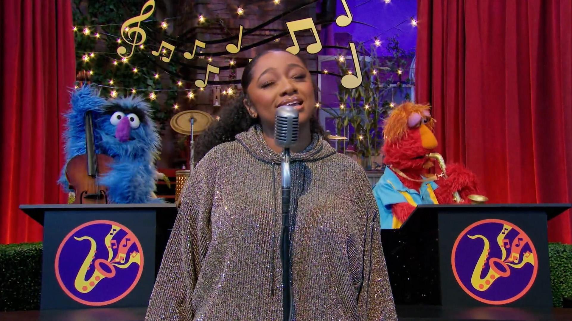 Join Samara Joy and your furry friends to sing a jazzy rendition of "Sunny Days."