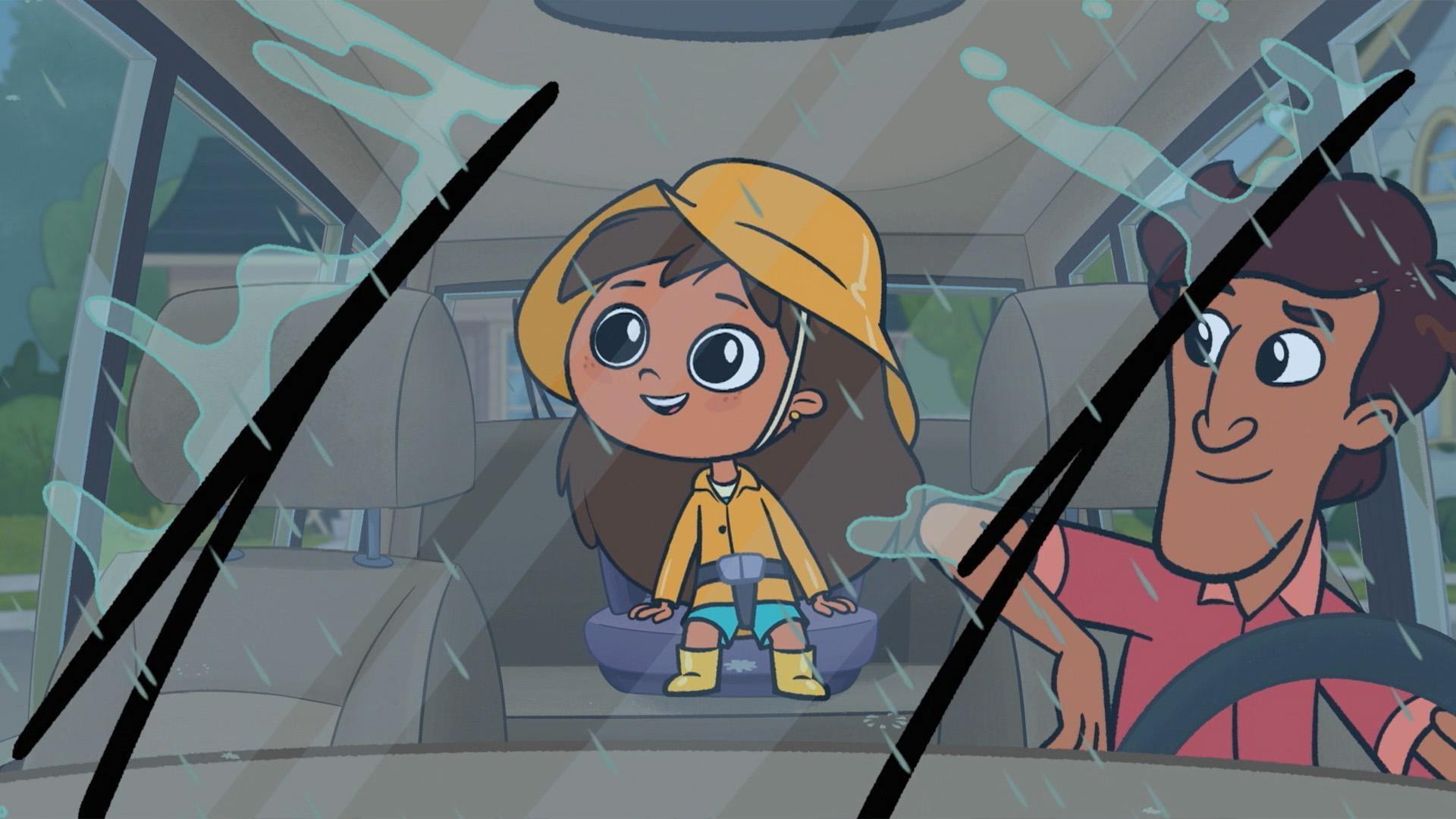 Papá explains to Rosie what an invention and inventor is.