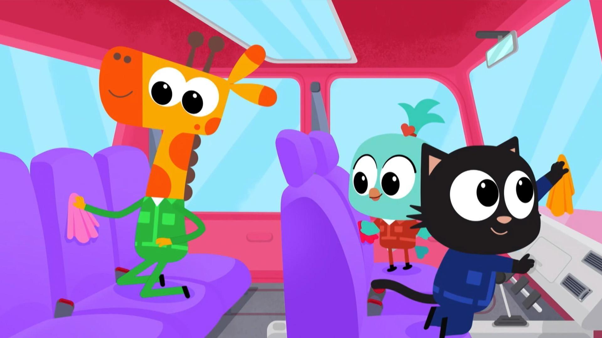 Milo, Lofty and Lark can't wait to join Dave the Mechanic at his garage and start fixing things!