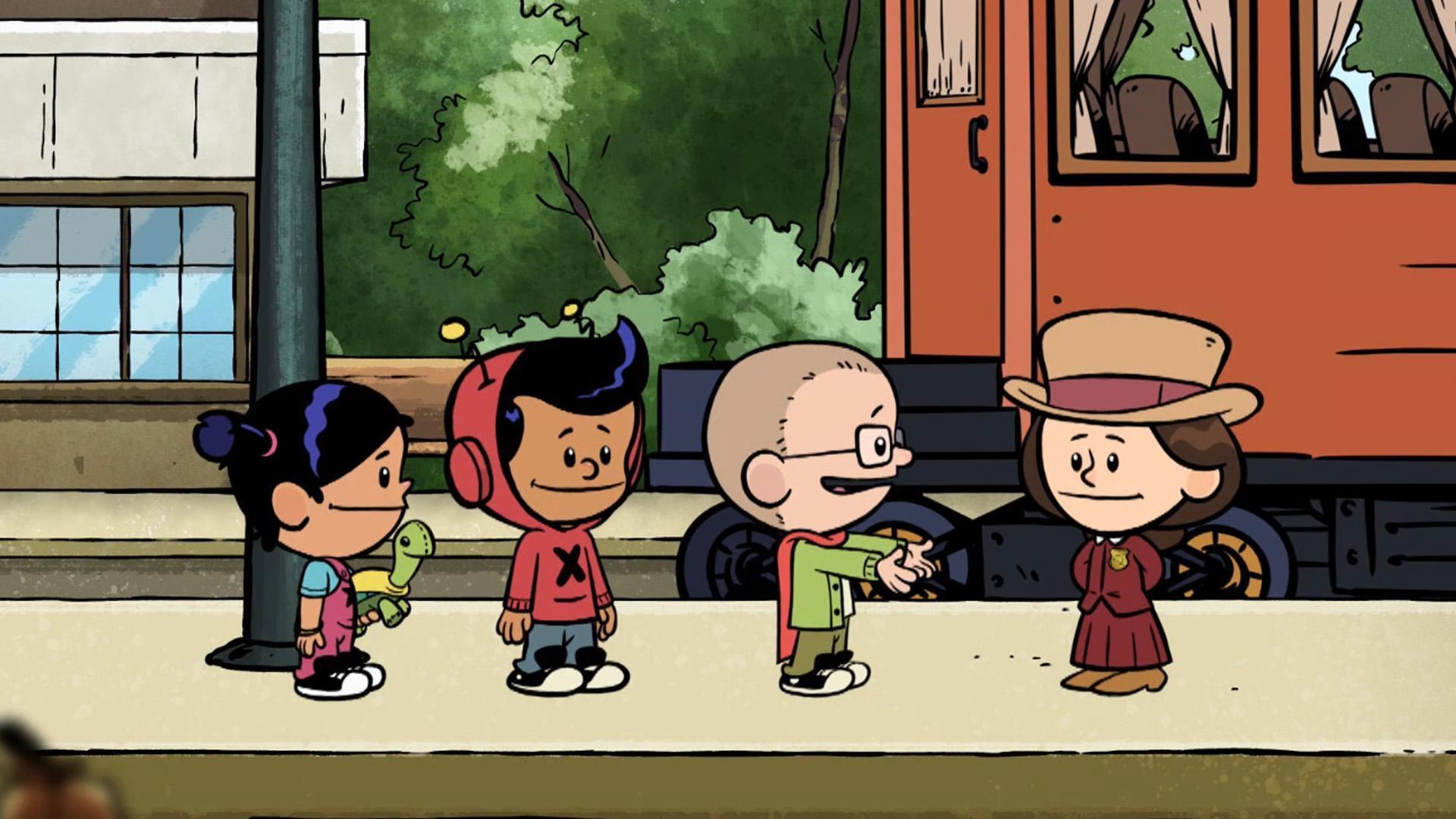 Our heroes solve problems with Kate Warne and gather clues with Sir Arthur Conan Doyle.