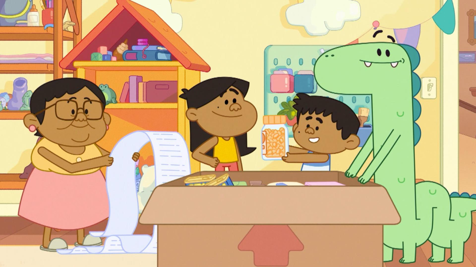 The kids fill a balikbayan box to send to the Philippines, but giving things away is hard.