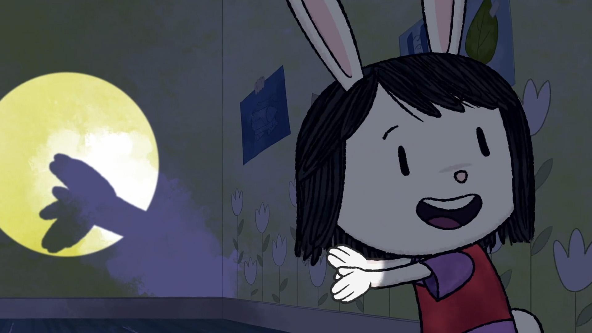 Elinor’s power goes out. / Elinor loses her frisbee in a tree.