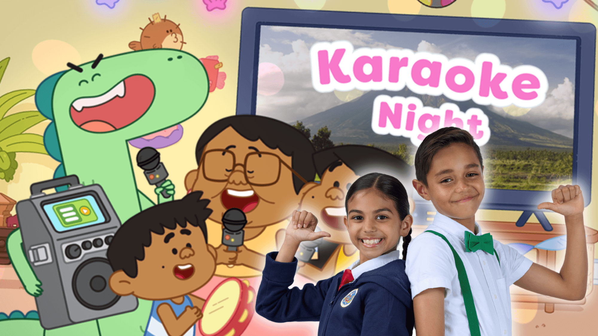 Things get musical when Agents Oaklynn and Olino play "Karaoke Night" from Jelly Ben & Pogo