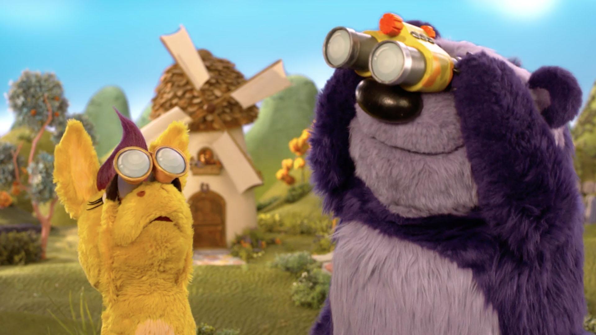 Donkey's fun day with Panda keeps going badly. / Donkey and Panda protect a yodel bird egg