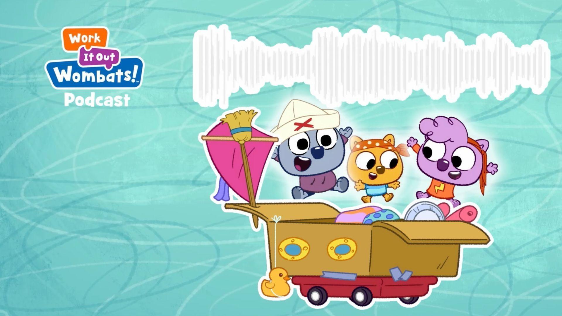 Join the Wombats on their sea-worthy ship, the SS Loopadoop, for a pirate-y adventure!