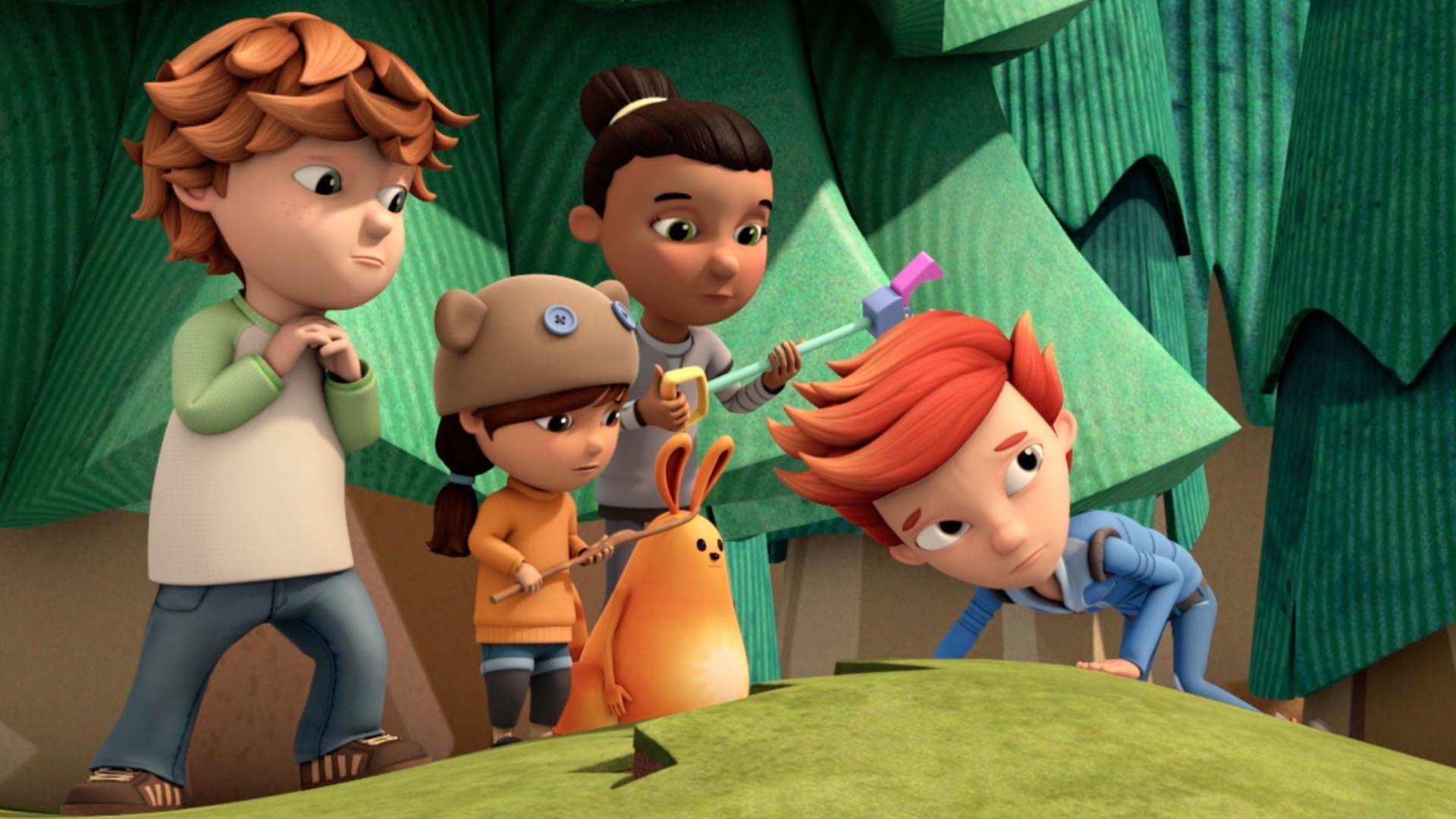 The kids use their ideas to try and rescue Sean's Neil Armstrong action figure.