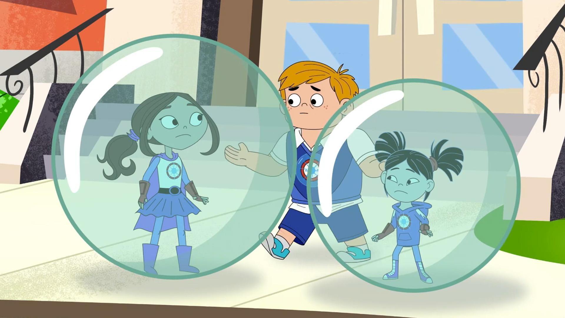 Benny saves his friends from schmubble bubbles