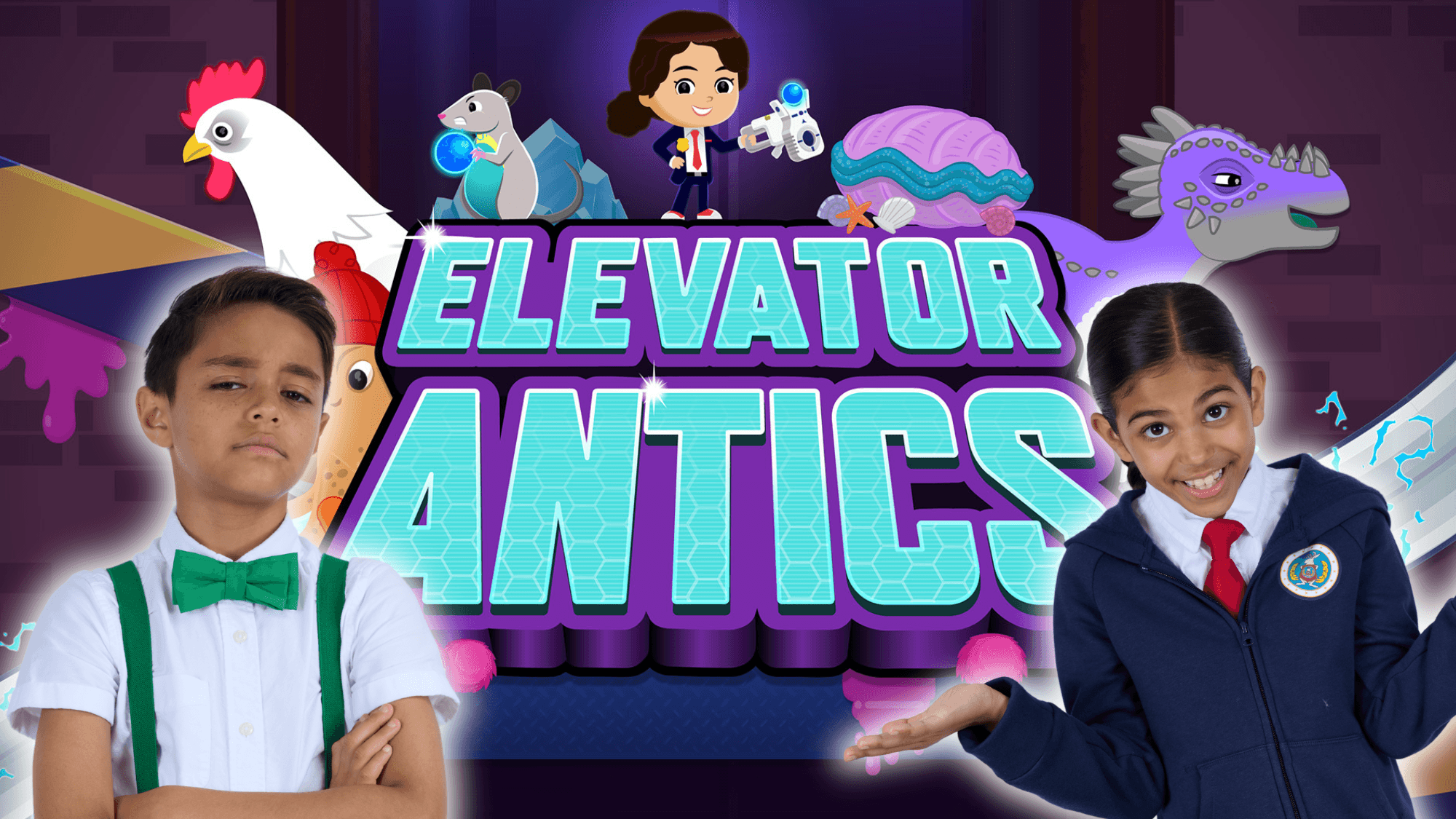 Olindo and Oaklynn play Elevator Antics, while Olindo deals with his own elevator drama.