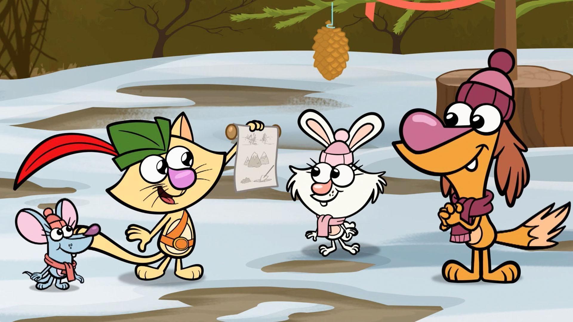 Nature Cat revisits Christmas past when he and his pals first fell in love with nature.