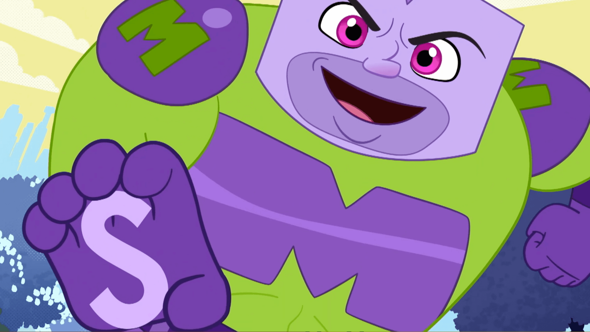 More Man adds the letter S to the ends of words.