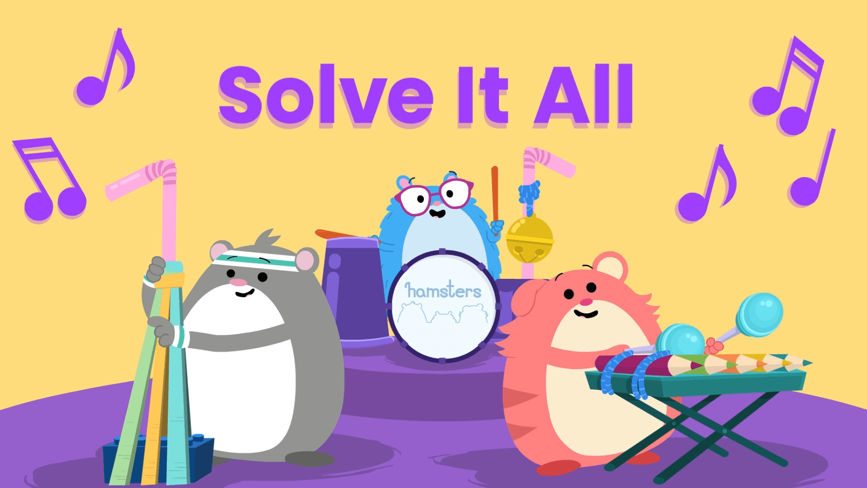 The hamsters sing about the design process and try to retrieve a special art project.