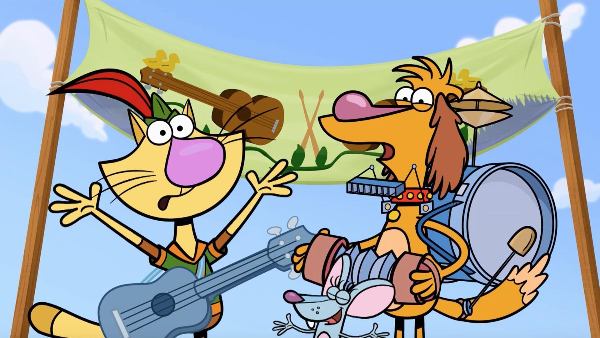 Nature Cat and the gang sing a song to explain Woodstock-Chella-Palooza to Daisy!