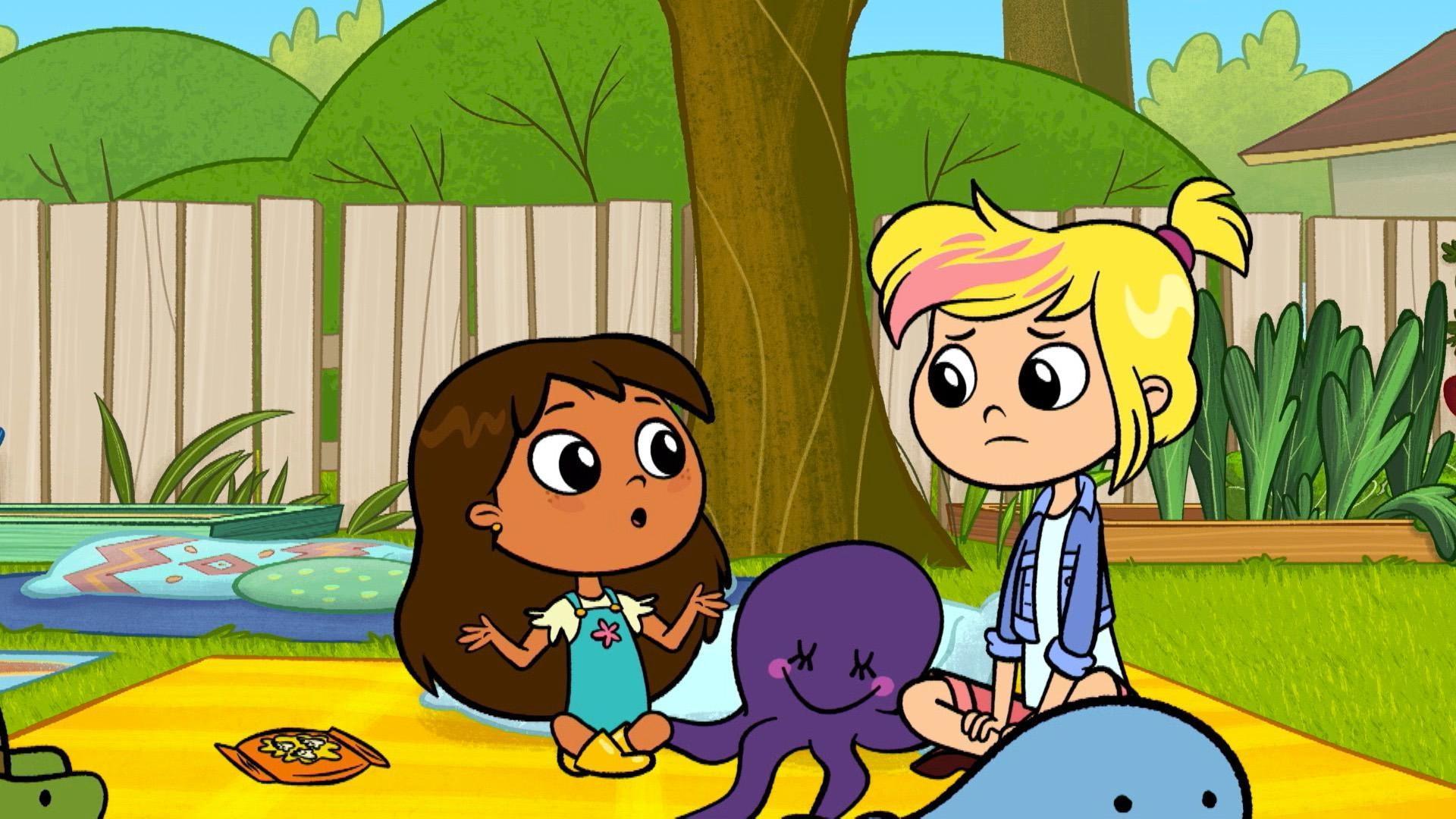 Rosie wants cheesy popcorn, but it belongs to Javi.