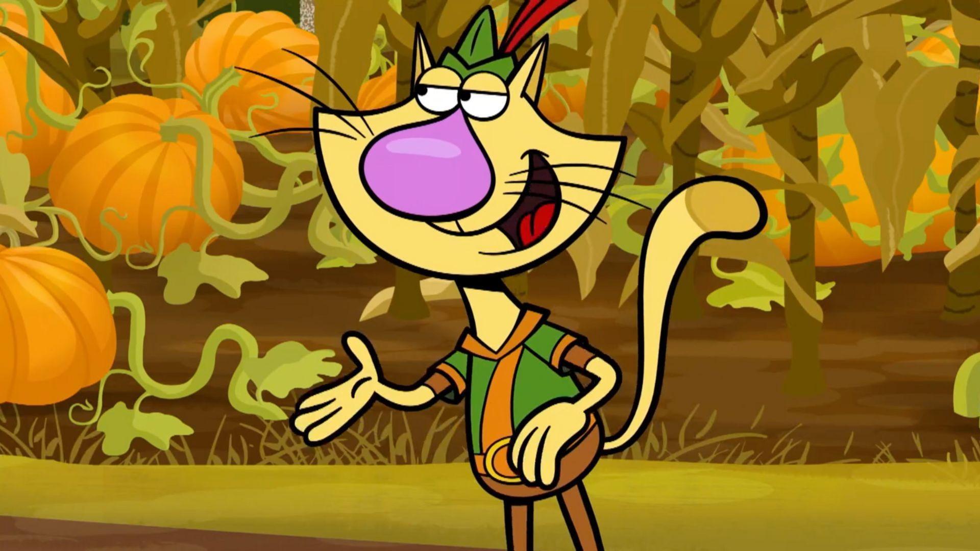 Monstrous pumpkins haunt Hugo the goose’s farm./Nature Cat learns all about catfish.