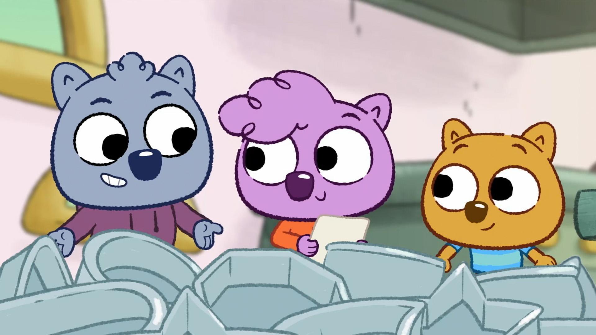 Zadie follows Ellie on her EMT calls./The Wombats bake a boat-shaped birthday cake.