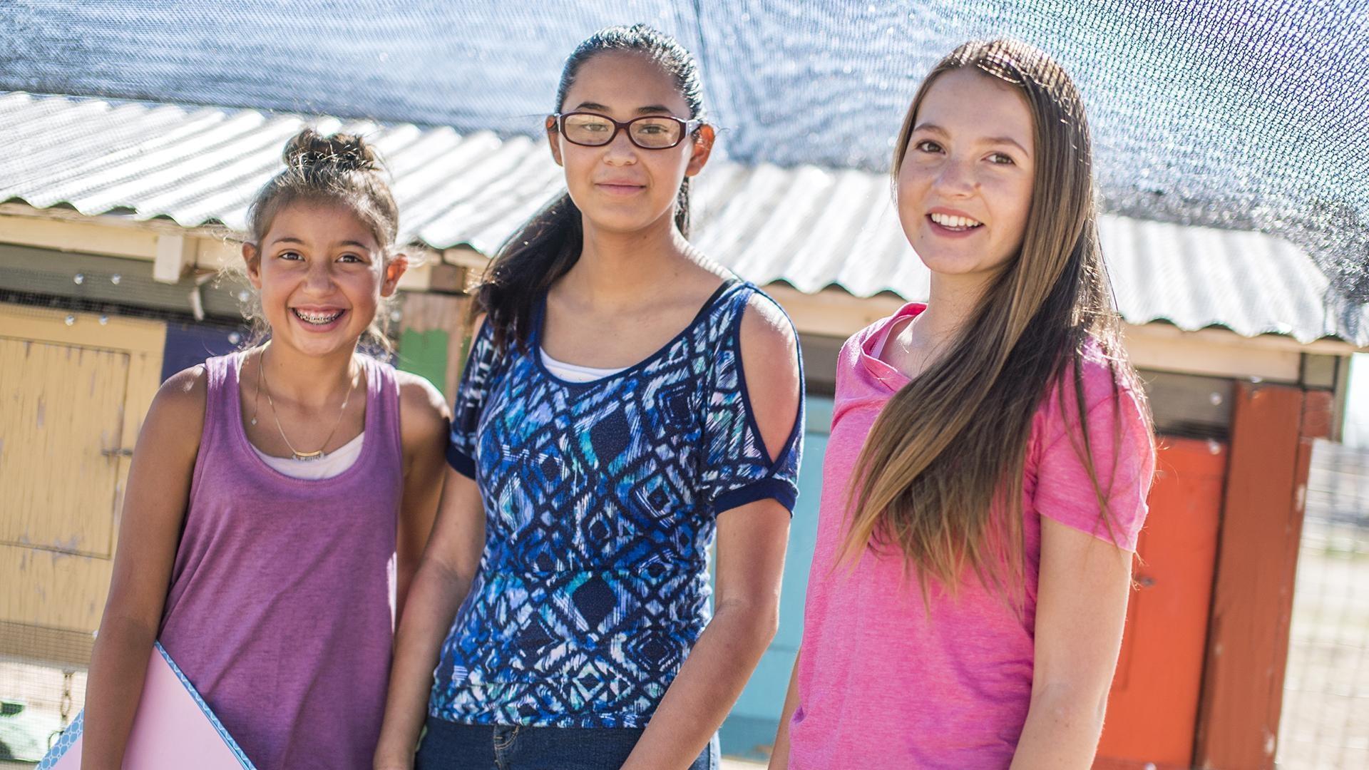 SciGirls in Denver design and build a new chicken coop from recycled materials.