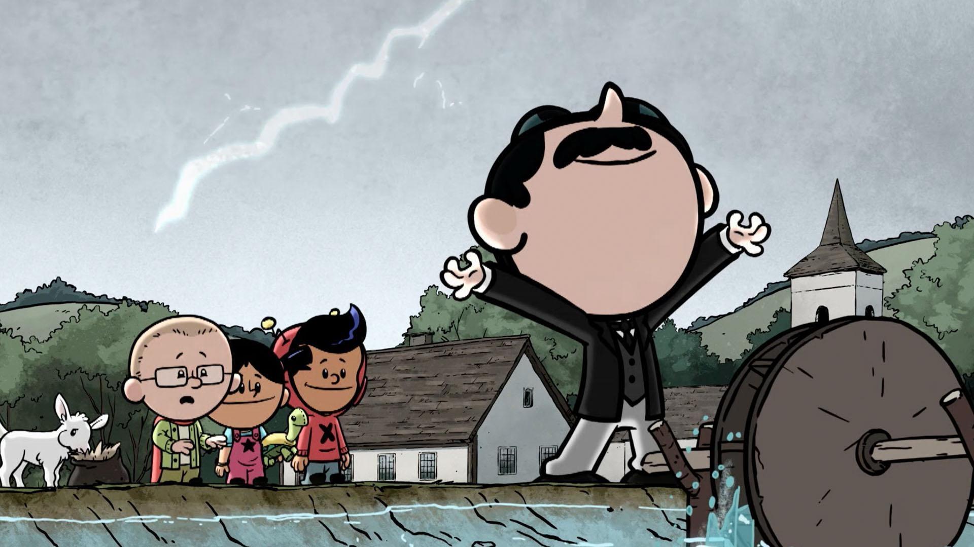 Thinking big with Nikola Tesla. / Being bold with Nellie Bly.