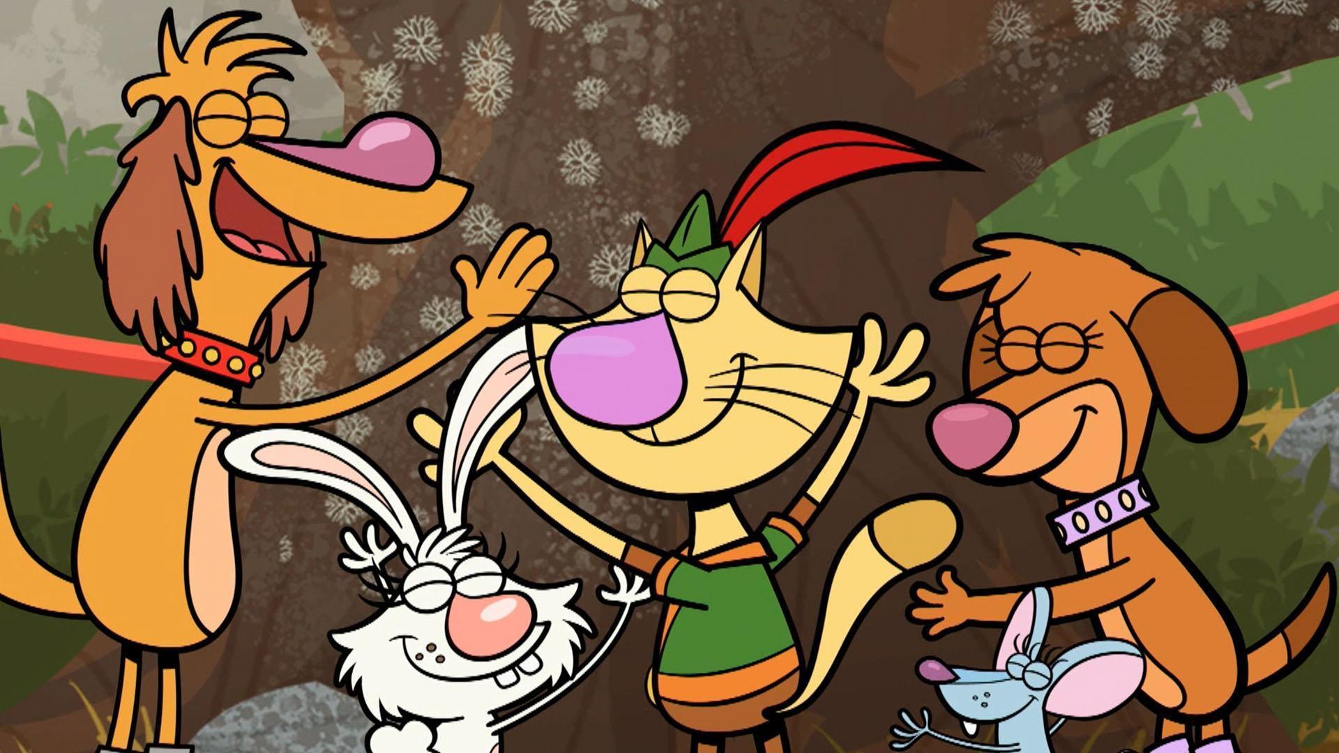 Nature Cat's new neighbor is a dog named Pearl./ Why aren't Petunia's green beans growing?