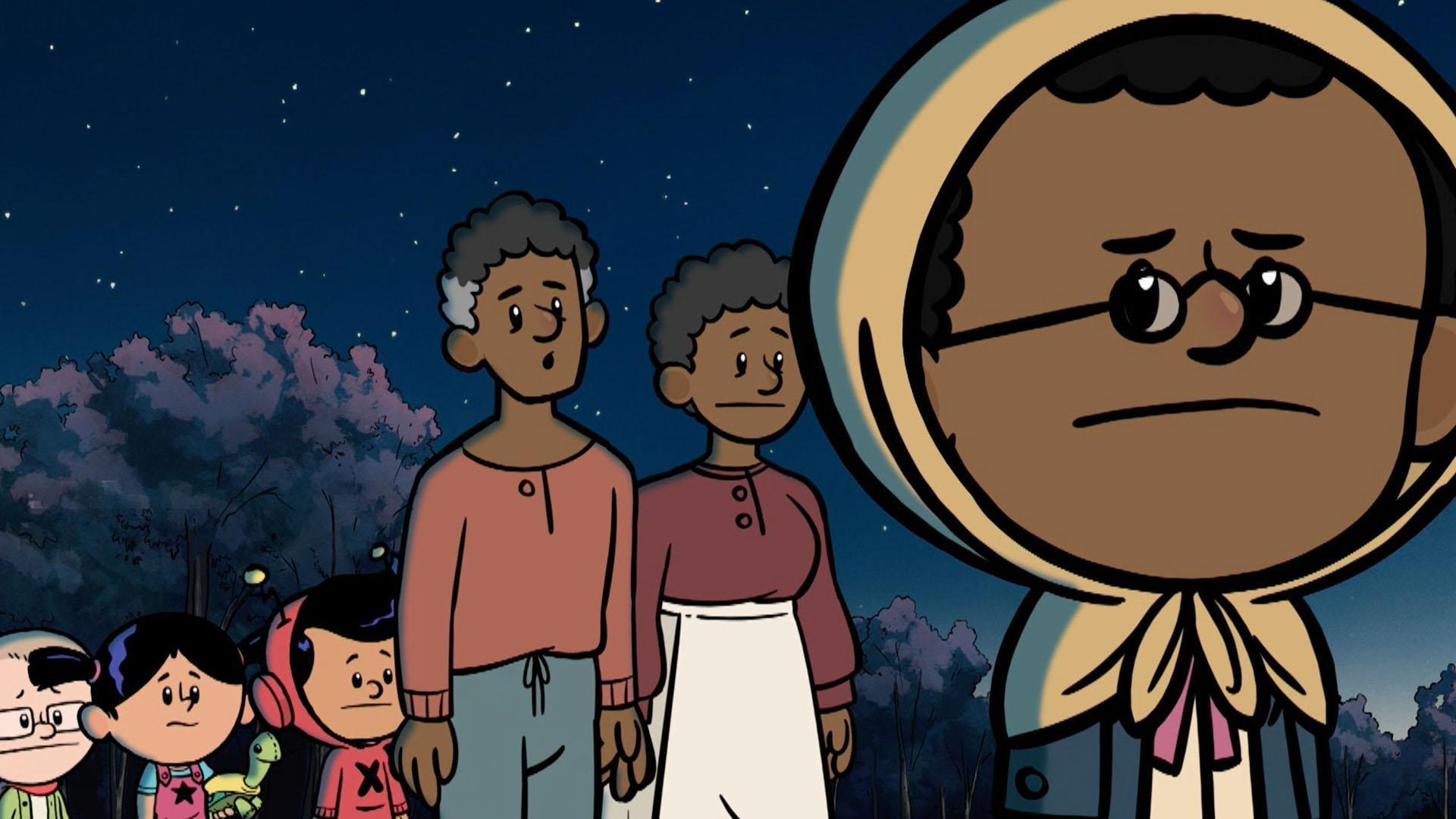Harriet Tubman shows Xavier, Yadina and Brad what it truly means to be a hero.