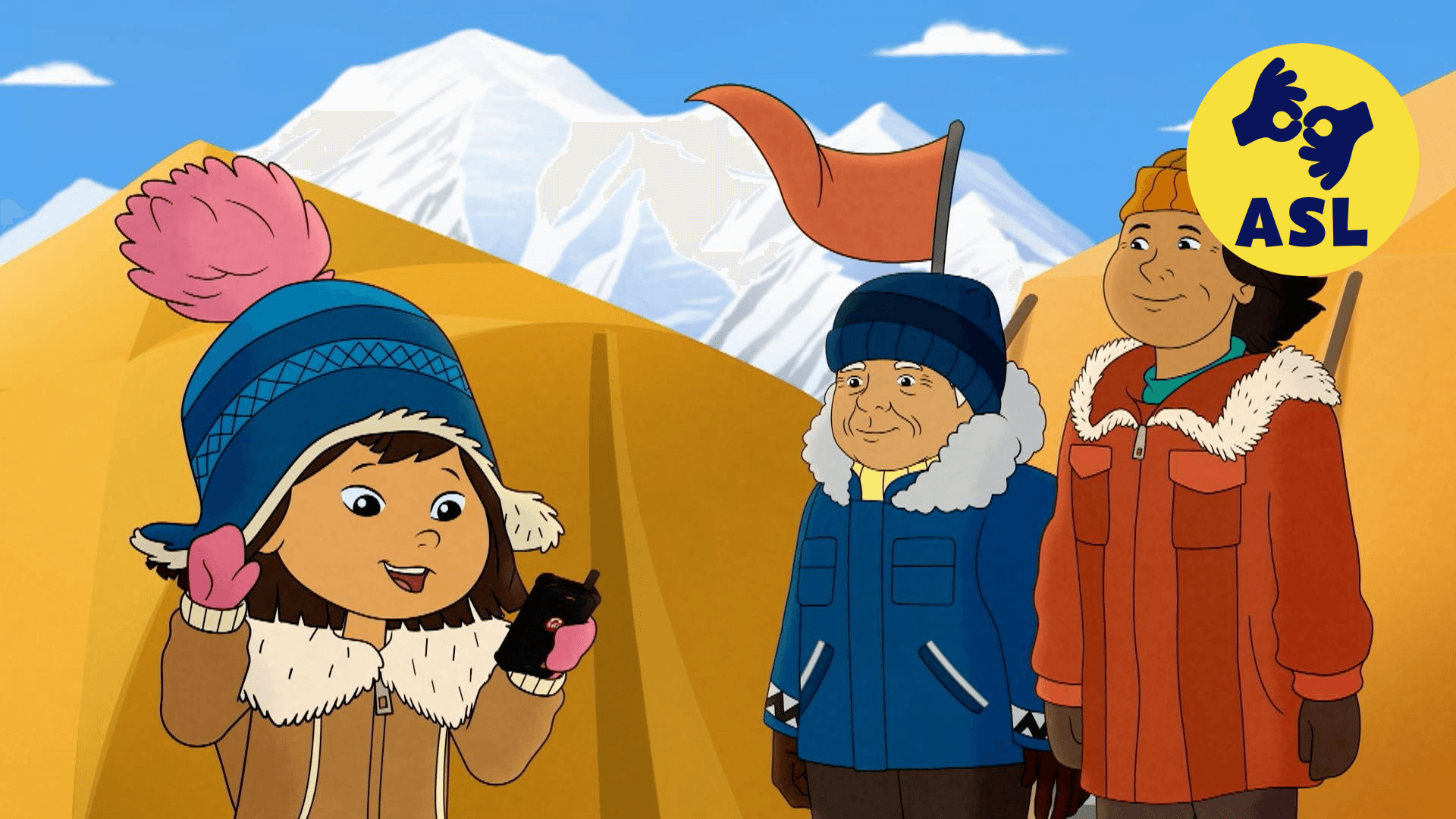 Molly helps Grandpa Nat fulfill his dream of climbing to the top of Denali.