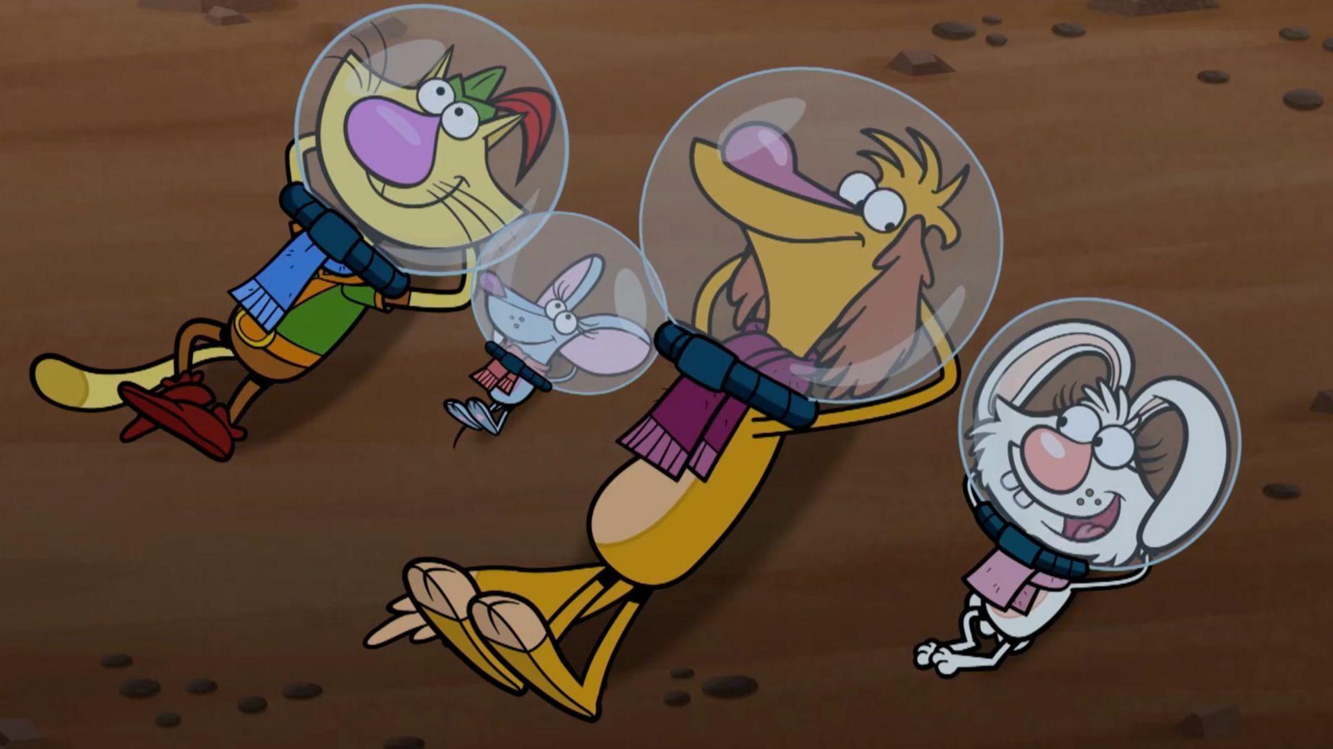 The crew try to save the kelp forests from being eaten./The pals fly to Mars.