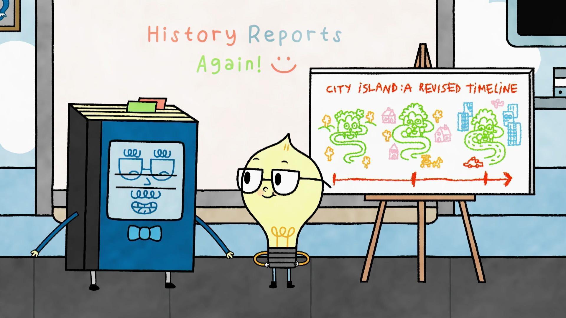 As research for a school project, Watt talks to Laney, a 300-year-old road in City Island.