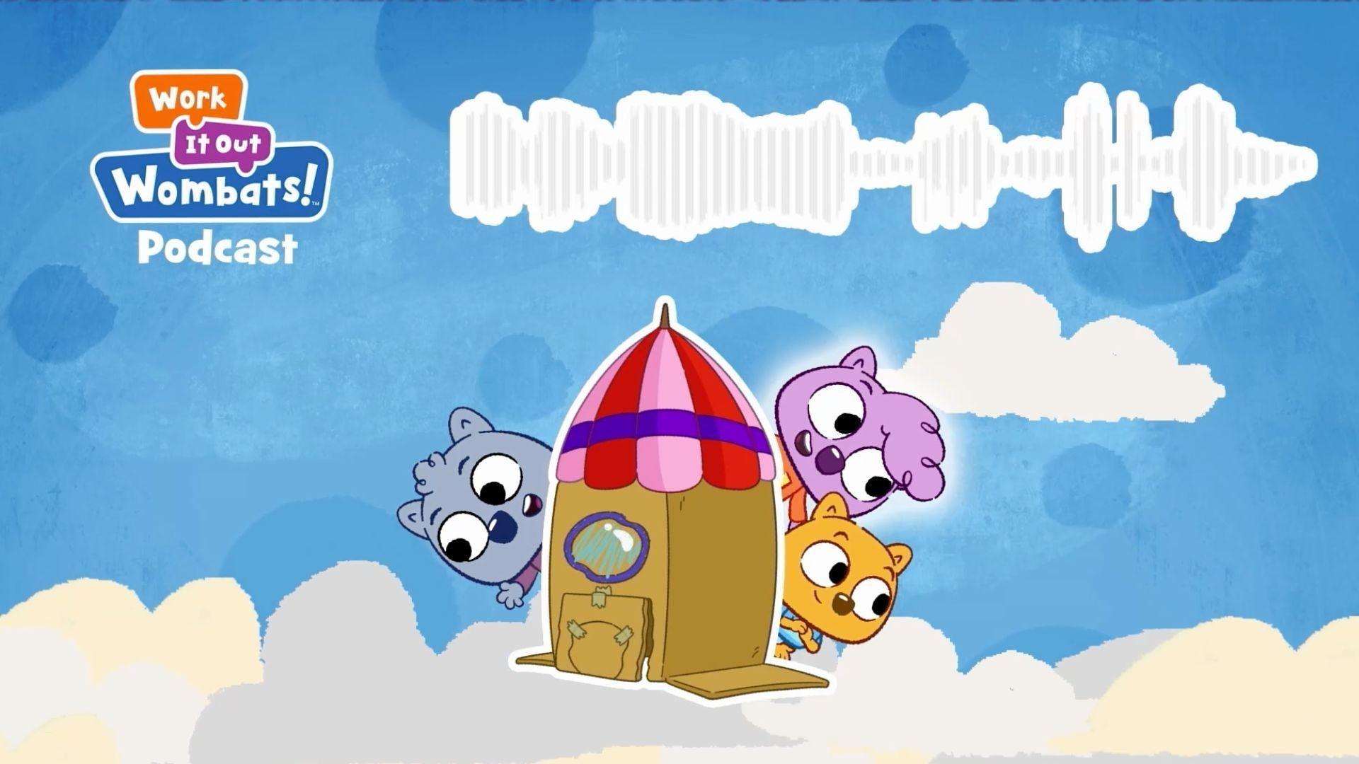 Climb inside the Wombats’ latest “top-secret” invention and help them fly it to the sky!