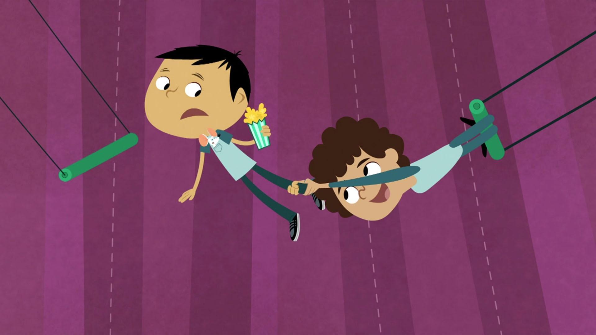 Noah gets lost at the circus and becomes part of a trapeze act!