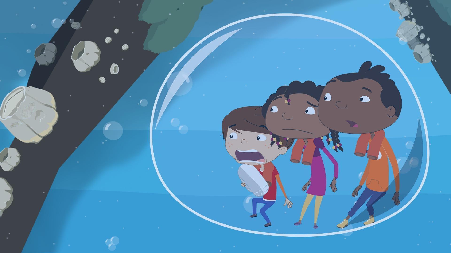 Deep in a mangrove swamp, the kids get a new, thrilling mission from Plum!