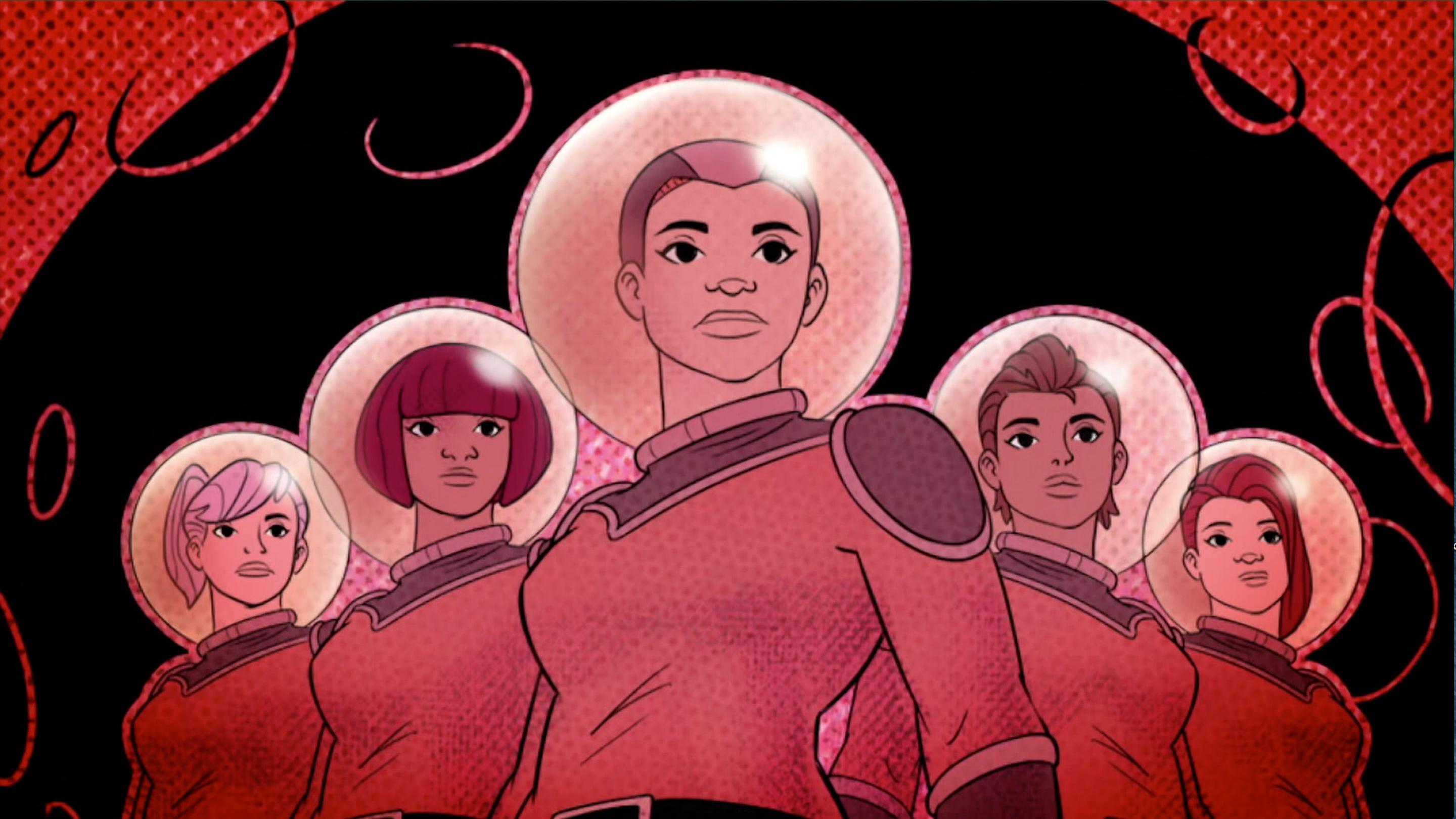 The kids introduce Jet to Commander Cressida, Sydney's favorite comic book character.