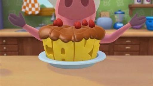 Pig learns to share.