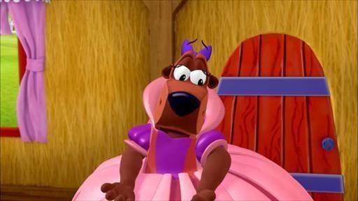 Bear's Princess costume is perfect. Now all she needs is a crown!