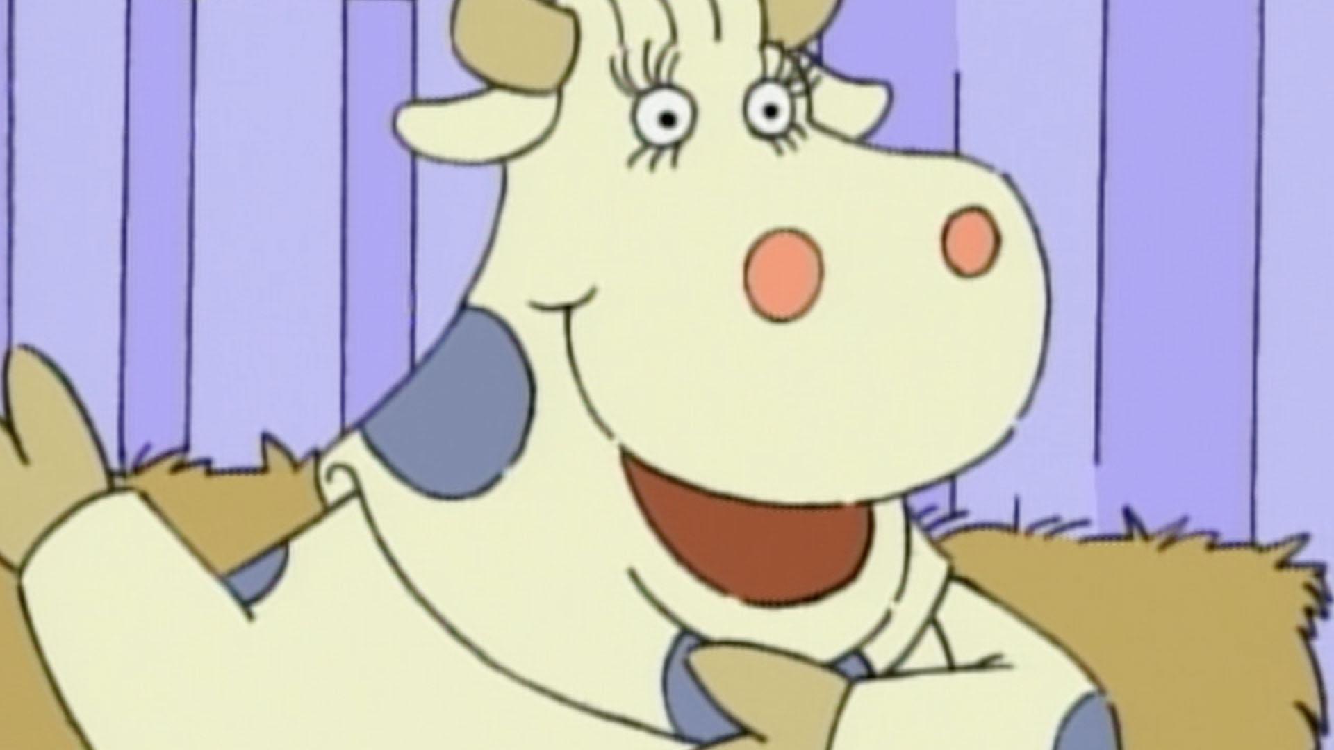Mary Moo Cow is cancelled. / Buster's mom has a new boyfriend.