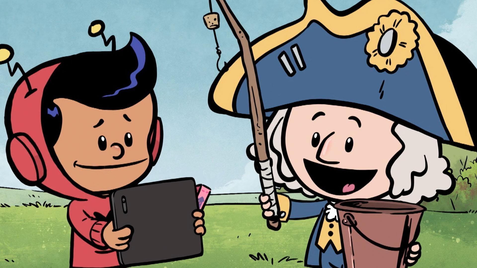 George Washington and leadership. / Susan B. Anthony and democracy.