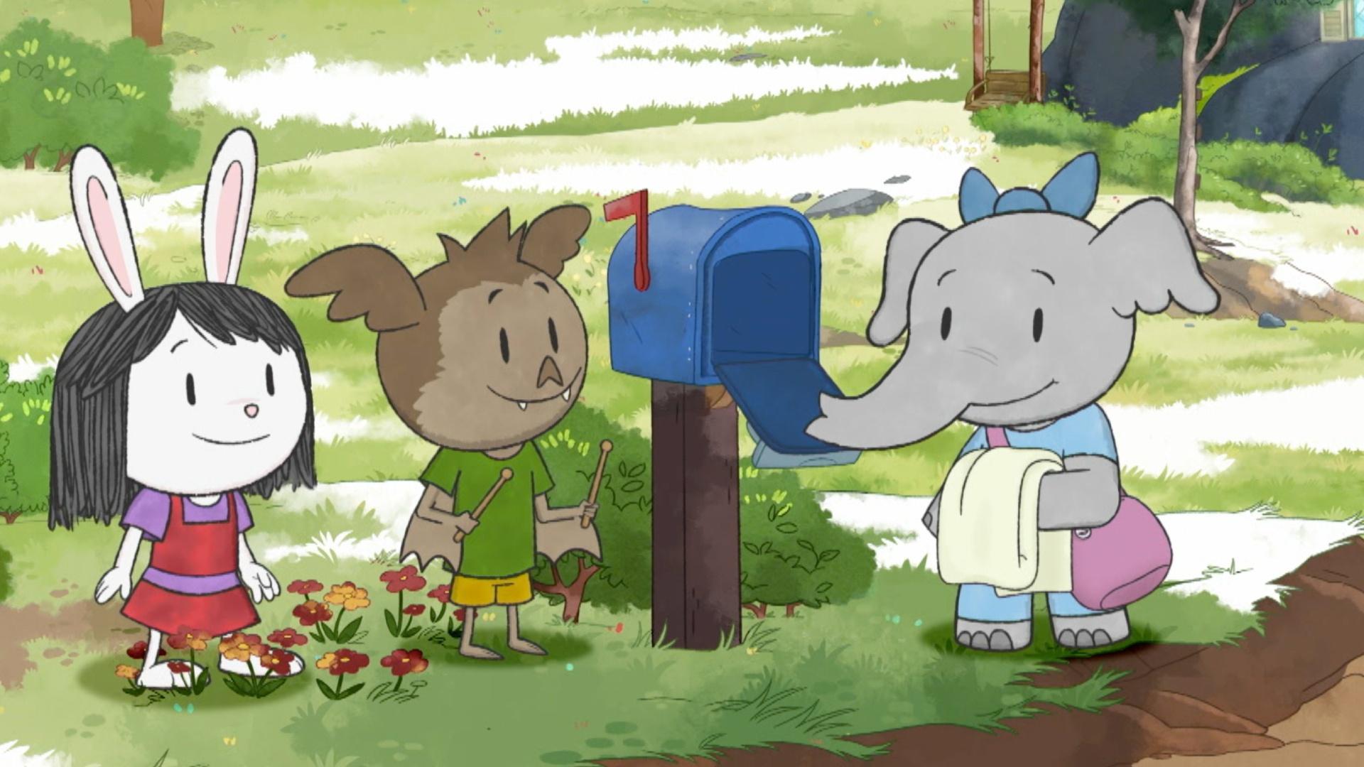 The kids investigate a mysterious drumming sound. /The kids wonder why they need to sleep.