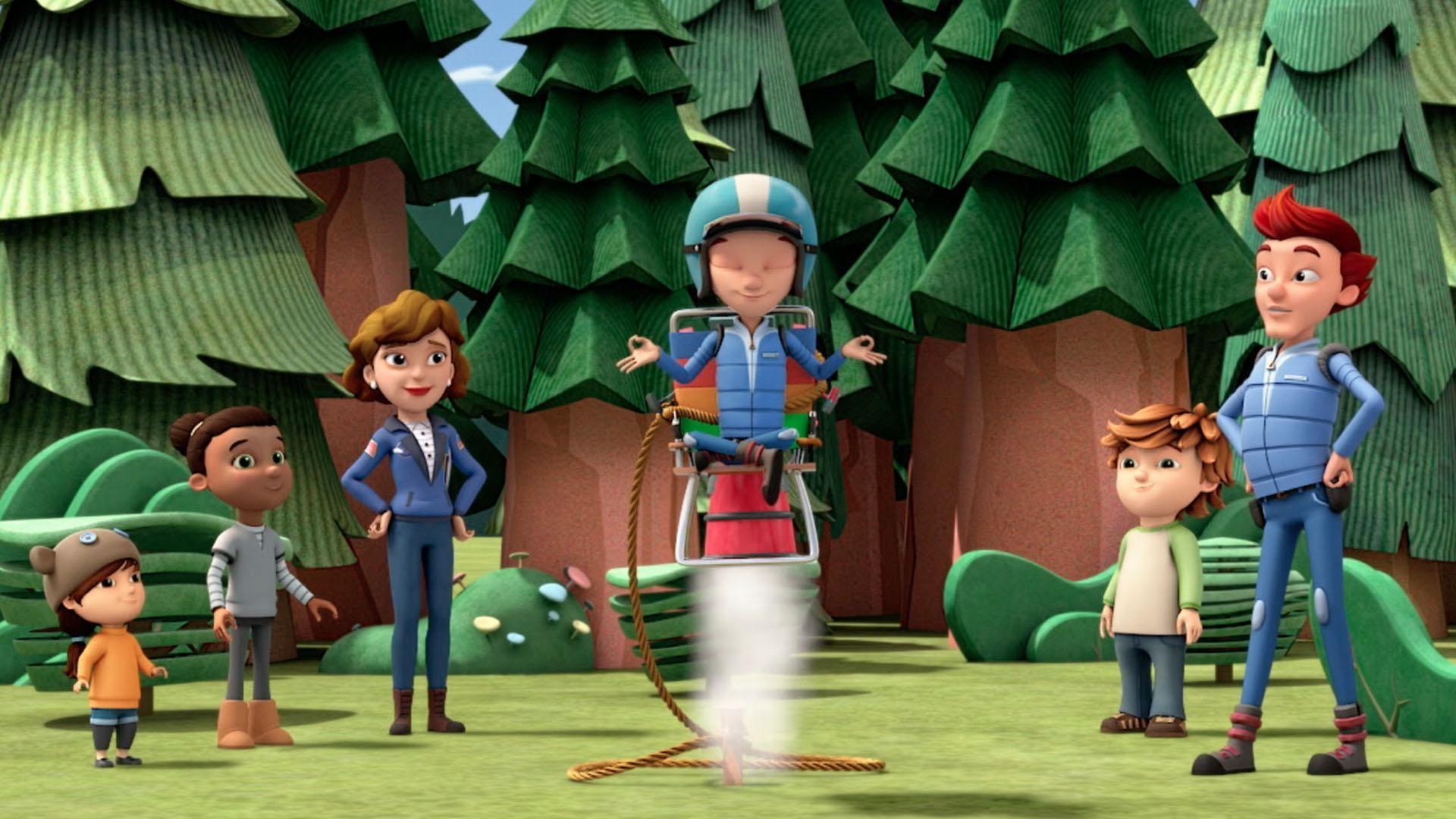 Ellen helps Jet figure out what's wrong with his rocket chair.