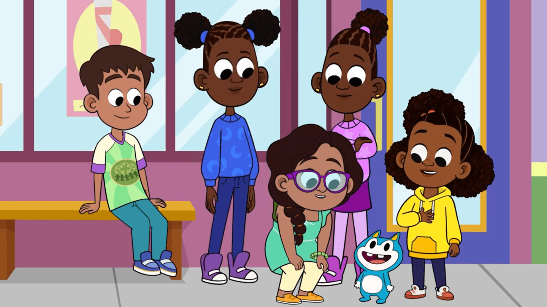 Lyla, Liana and Louisa meet Ale and Carlos.